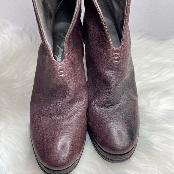 Free People Pebbled Leather Bolo Bandit Boot in Wine 40 - Picture 6 of 11